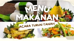 Menu Makanan Acara Turun Tanah (Tedak Sinten) Yang Enak