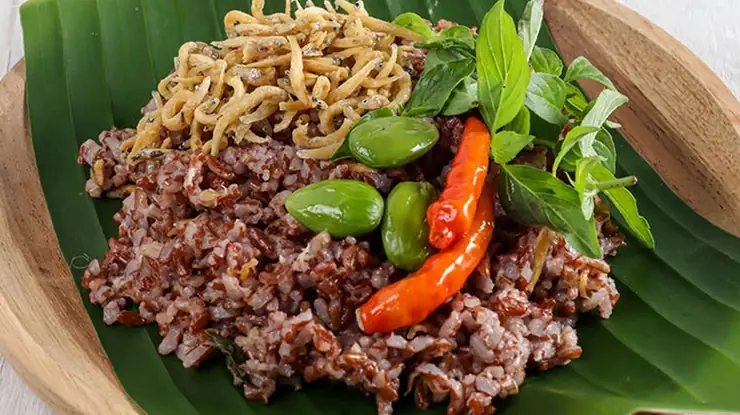 Nasi Liwet Beras Merah