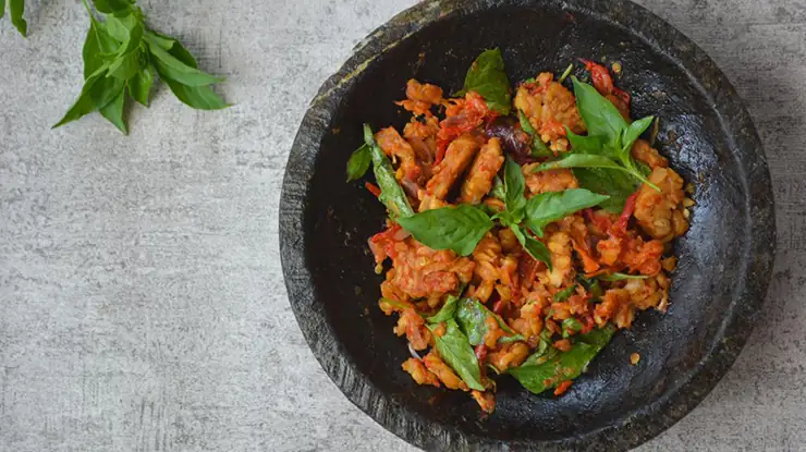 Sambal Tempe Kemangi Enak Buat Berbuka Puasa