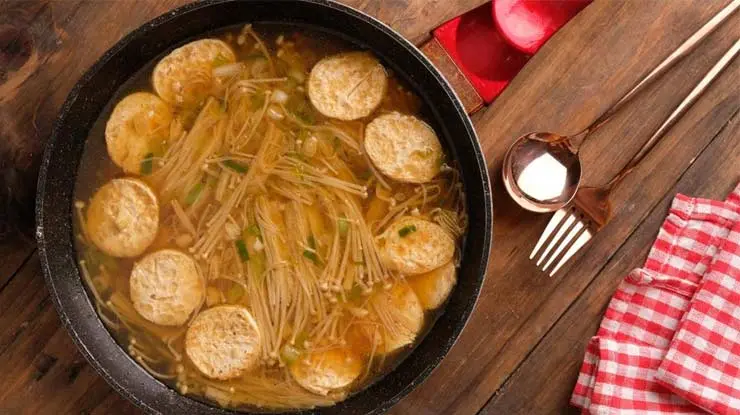 Tofu Jamur Enoki Untuk Sahur