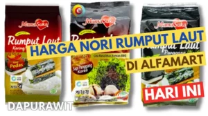 Harga Nori Rumput Laut di Alfamart Hari Ini