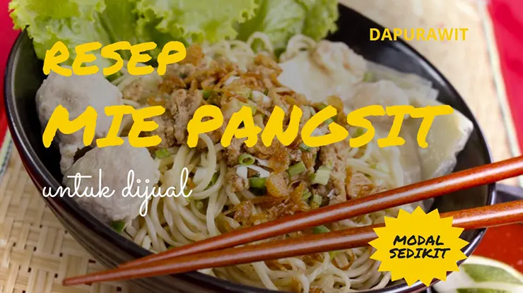 Resep Mie Pangsit Untuk Jualan