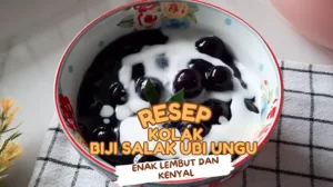 Resep Kolak Biji Salak Ubi Ungu