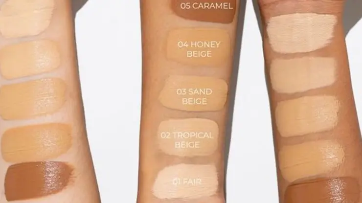 Pilihan Warna dan Shade Range Viva Foundation